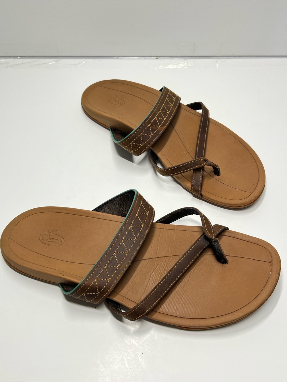CHACO Women’s Size 8 Slip On Flat Brown Sandal - Picture 3 of 9